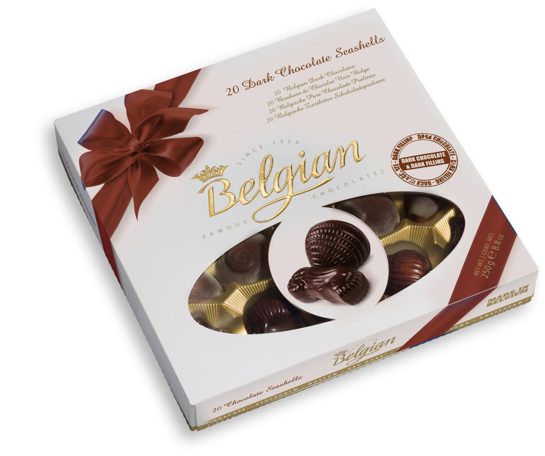 Belgian Seashells Dark 250g Wholesale
