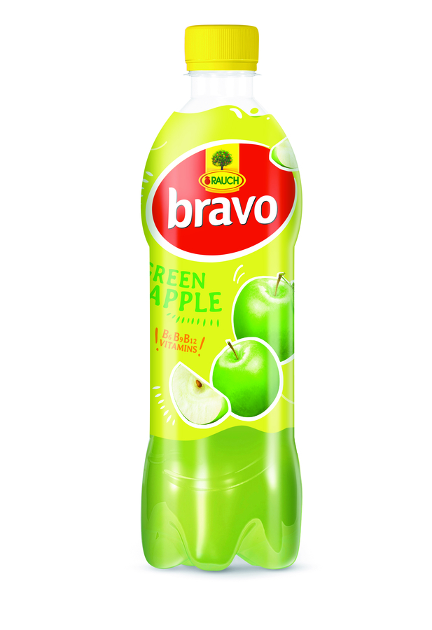 Bravo Green Apple 0,5L PET Sleeve Wholesale
