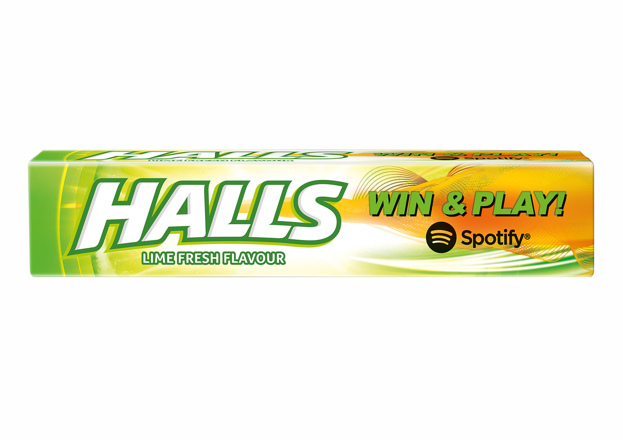 Halls Fresh Lime 33,5g Wholesale