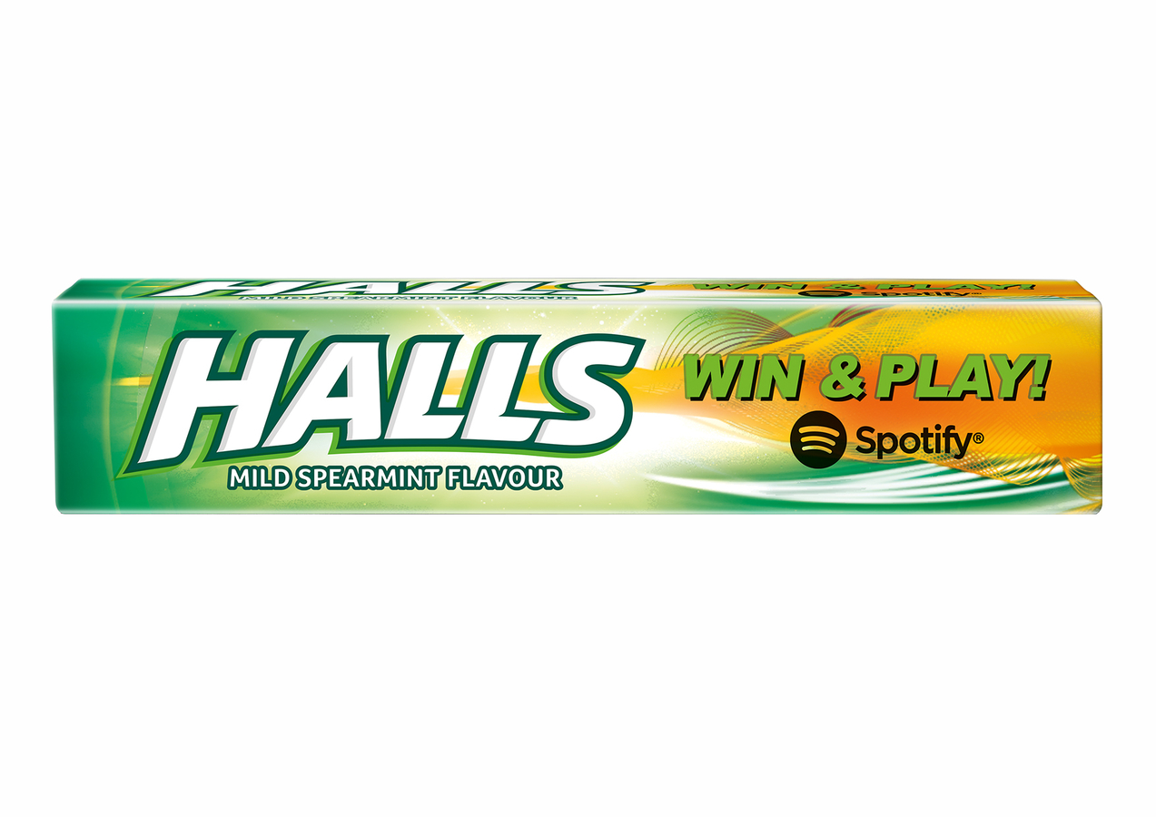 Halls Spearmint 33,5g Wholesale