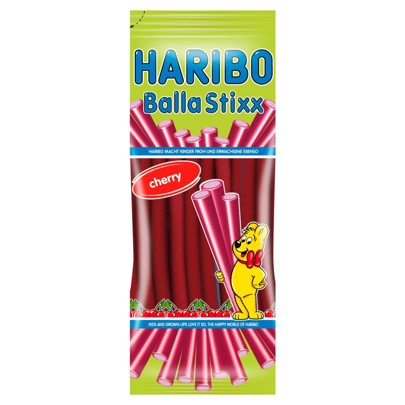 Haribo Balla Stixx Cherry 80g Wholesale