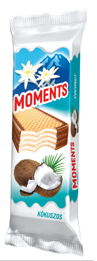 Horalky Moments Waffer 50g Coconut Wholesale