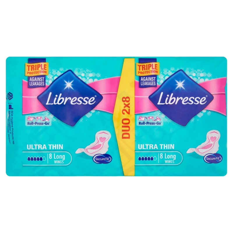 Libresse pads 2x8pcs Wholesale