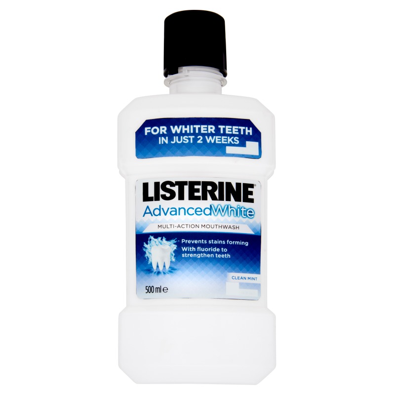 Listerine 500ml Advanced White Wholesale