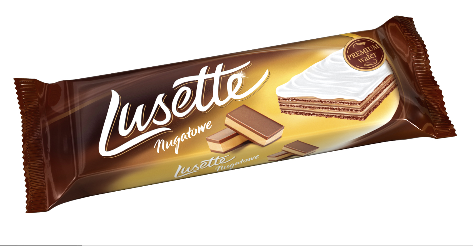 Lusette Waffer 50g Nougat Wholesale