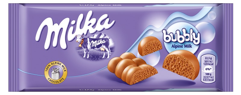 Milka Bubble Milk 90g Wholesale