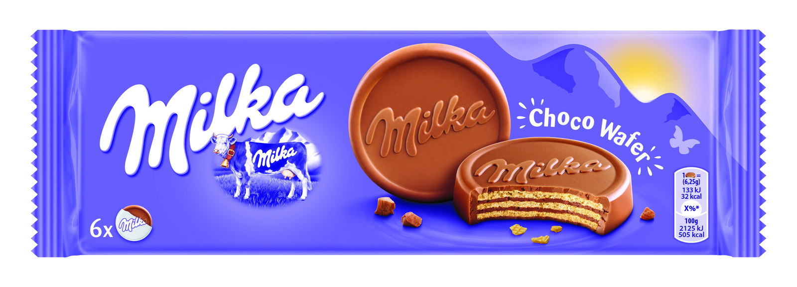 Milka Choco Wafer 180g Wholesale