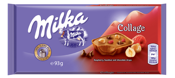 Milka Collage Raspberry 93g Wholesale