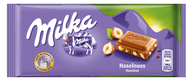 Milka Hazelnut 100g Wholesale