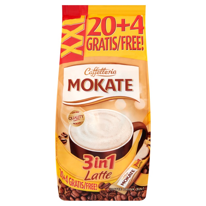 Mokate 3in1 Latte 24x15g Wholesale