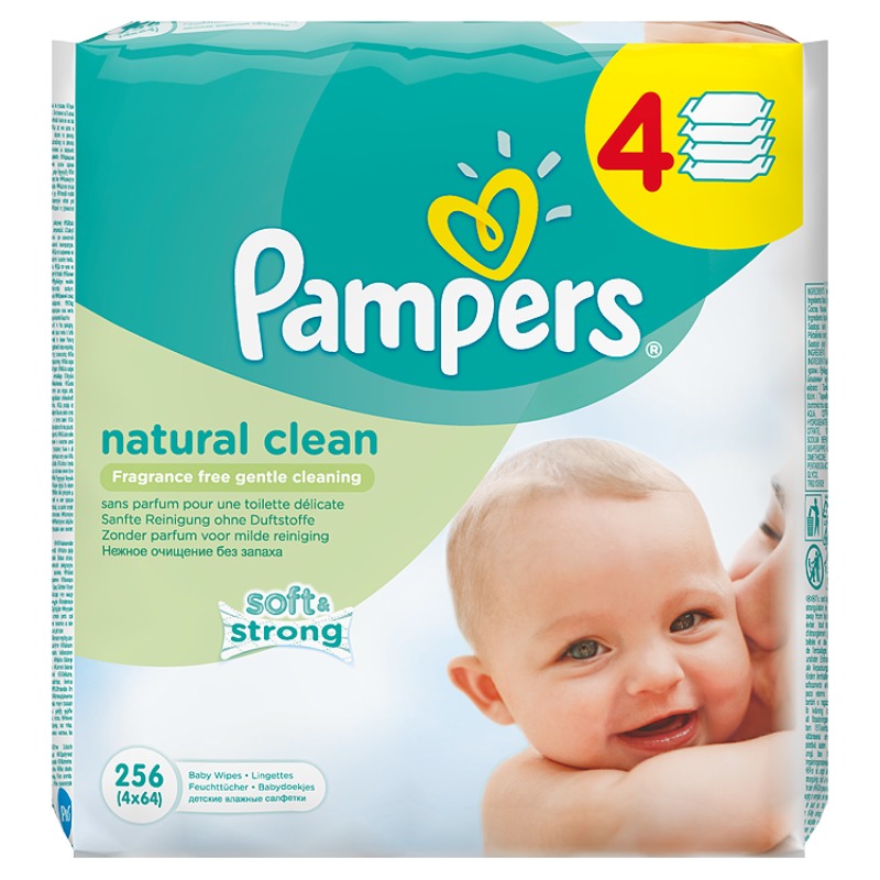 Pampers Natural Clean Wholesale