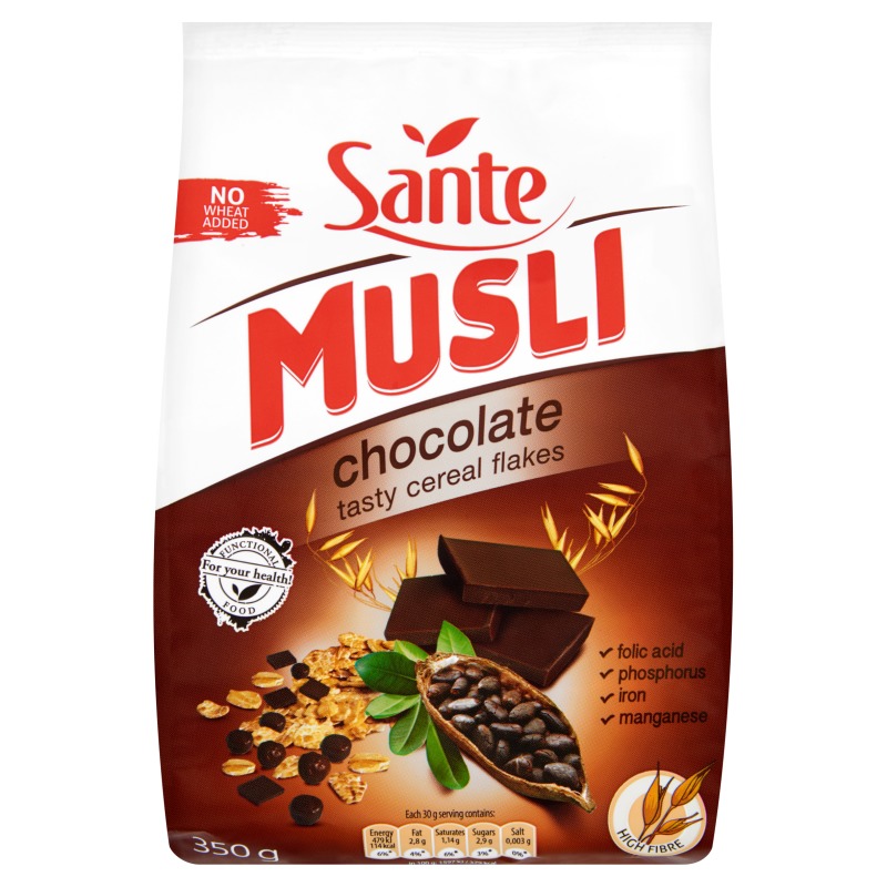 Sante Chocolate Musli 350g Wholesale