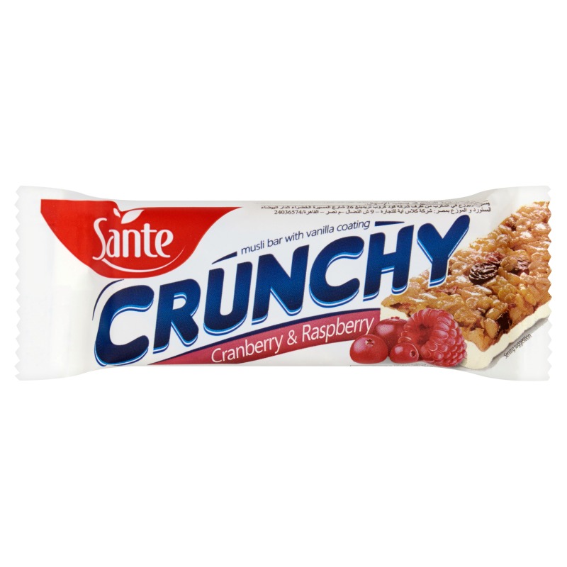 Sante Crunchy Raspberry 40g Wholesale