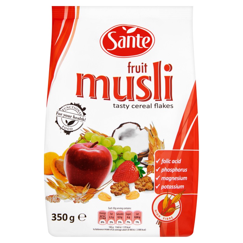 Sante Musli Fruits 350g Wholesale