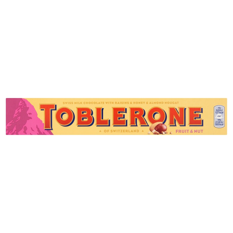 Toblerone Raisins 100g Wholesale
