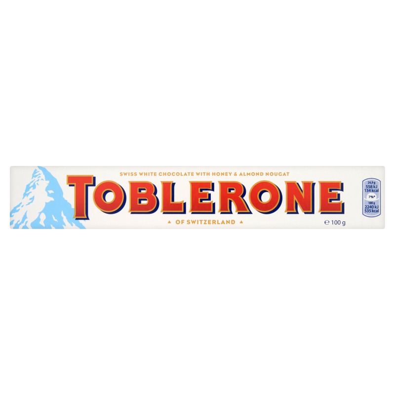 Toblerone White 100g Wholesale